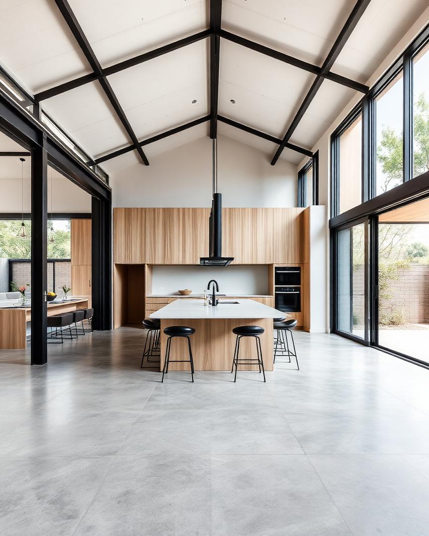 Kitchen and living, Parkhurst — renovation by Ashworth & Co.